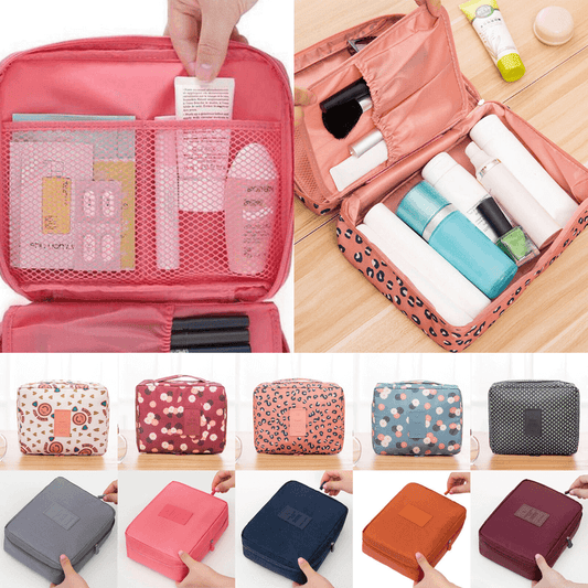 Travel multi cosmetic pouch