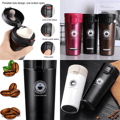 300ml vacuum insulated stainless steel tea coffee mug