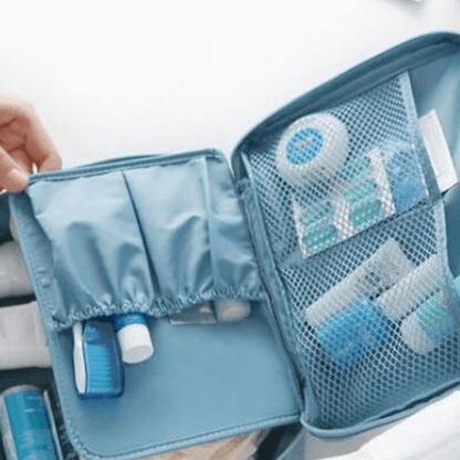 Travel multi cosmetic pouch