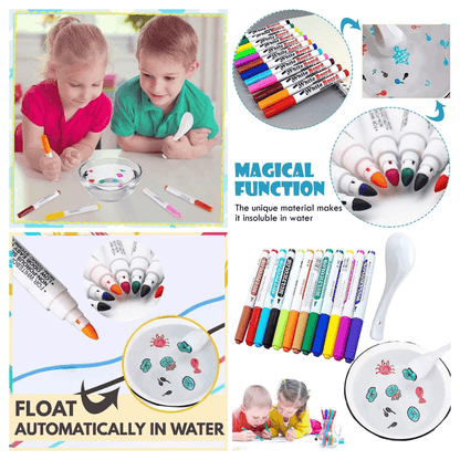 Magic marker 12 pcs set with spoon