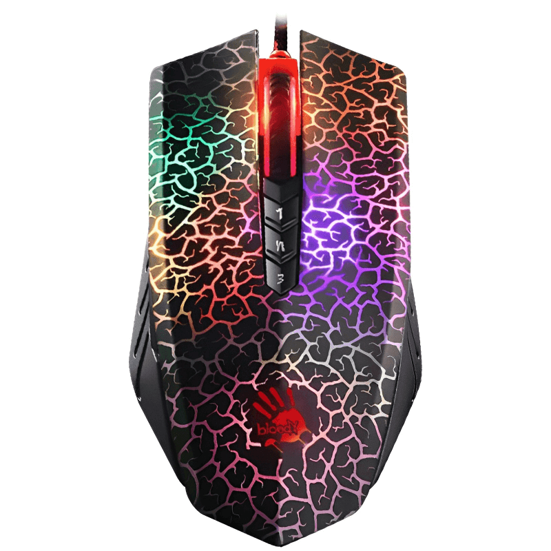 A70 6200 cpi ultra activated light strike gaming wired mouse