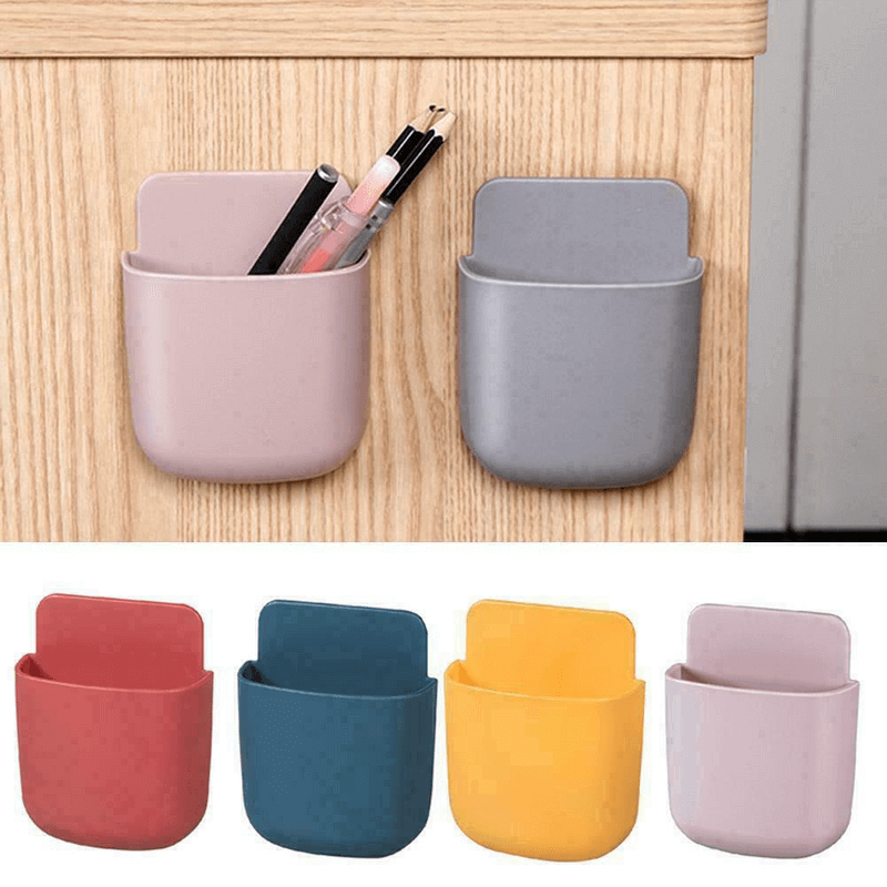 Wall-mounted punch-free storage box