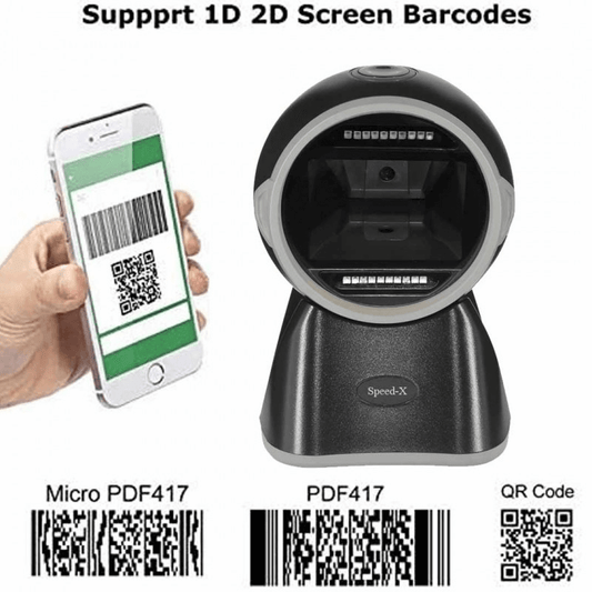 Speed-x 9400 2d desktop barcode image scanner