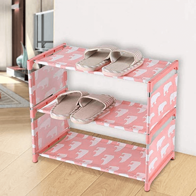 5 layers non-woven waterproof shoe rack