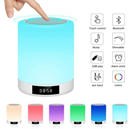 Bluetooth speaker bedside lamp