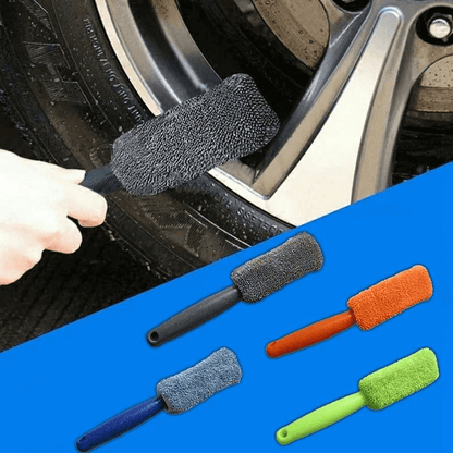 Cleaning brush for car rims