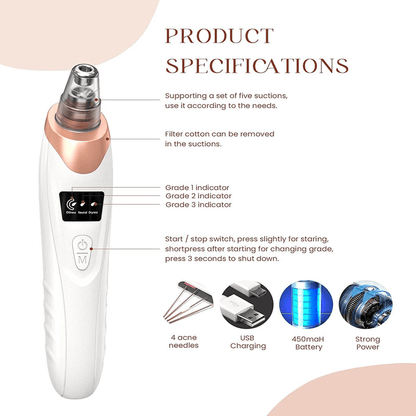 Newest blackhead remover pore vacuum