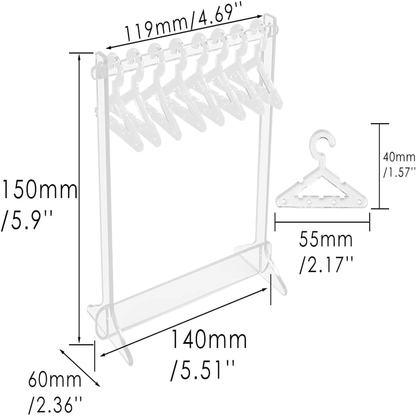 Mini earring display rack