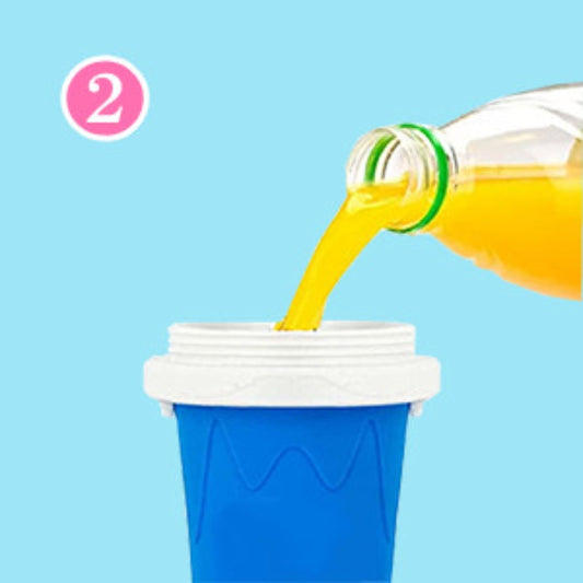 Instant ice maker cup for hot summers
