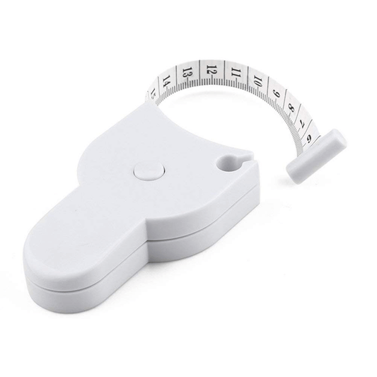 Retractable body measuring tape