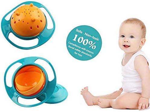 360 rotatable baby feeding bowl