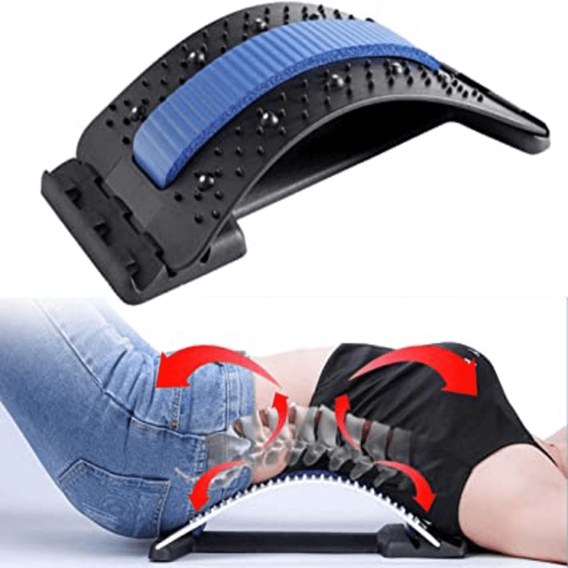 Back massager stretcher spine deck