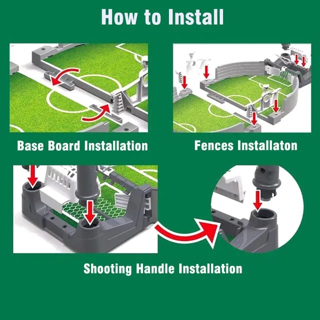 Soccer table football board game