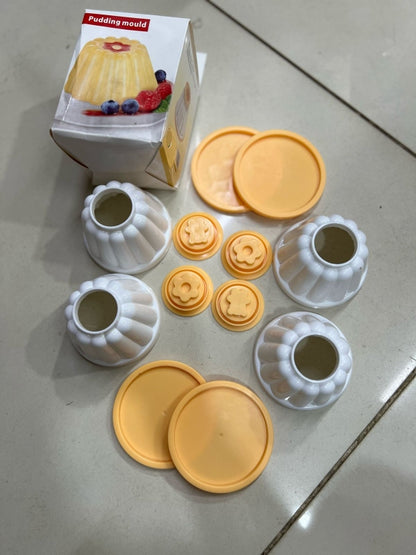 4 pcs set pudding mold