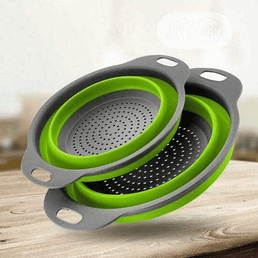 Foldable silicone filter baskets