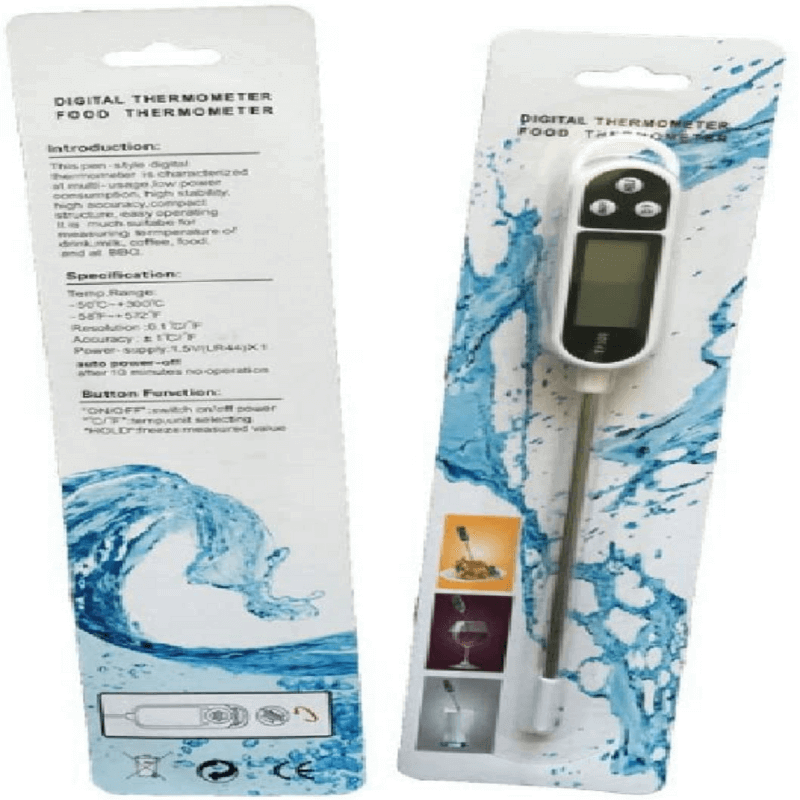 Digital food temperature reader