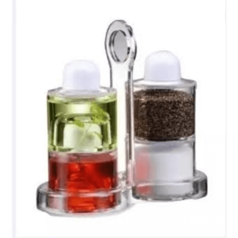 Oil vinegar salt and pepper dispenser kd01040