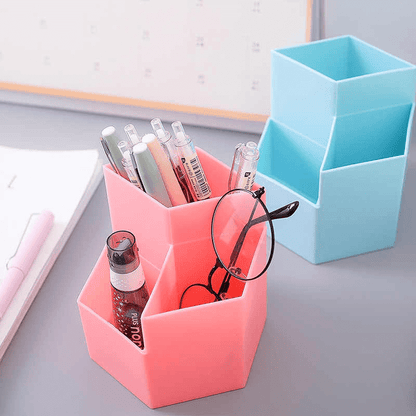 Colorful kawaii large capacity desk pencil pen holder