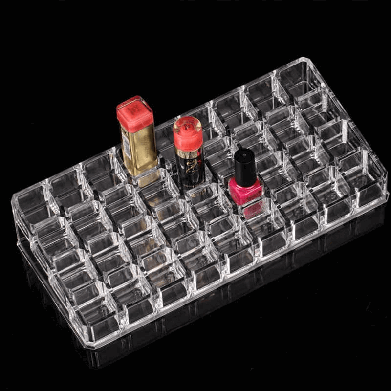 Acrylic makeup organizer lipstick holder