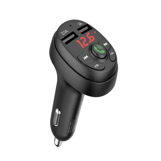 Charger and bluetooth fm transmitter for car