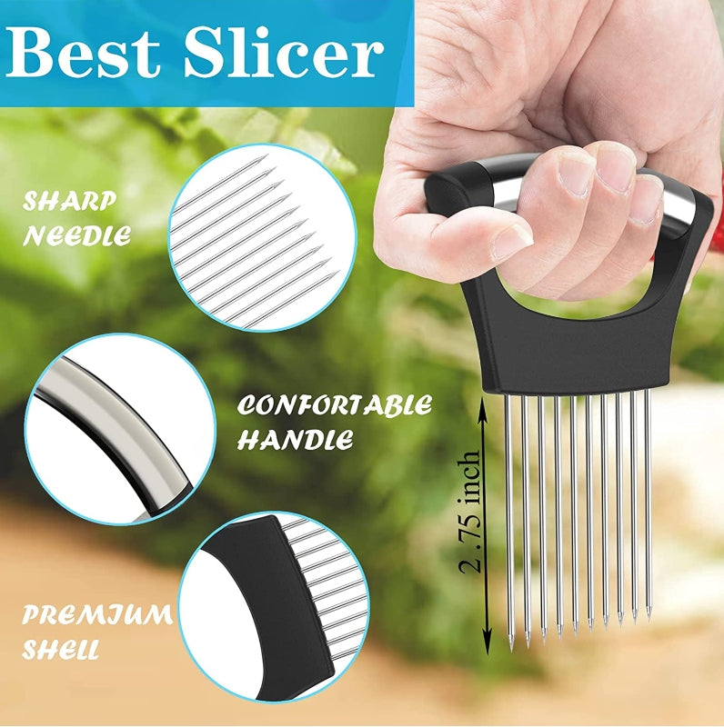 Slicer cutting aid holder