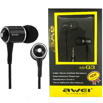 Awei es-11i 96db with mic earphones