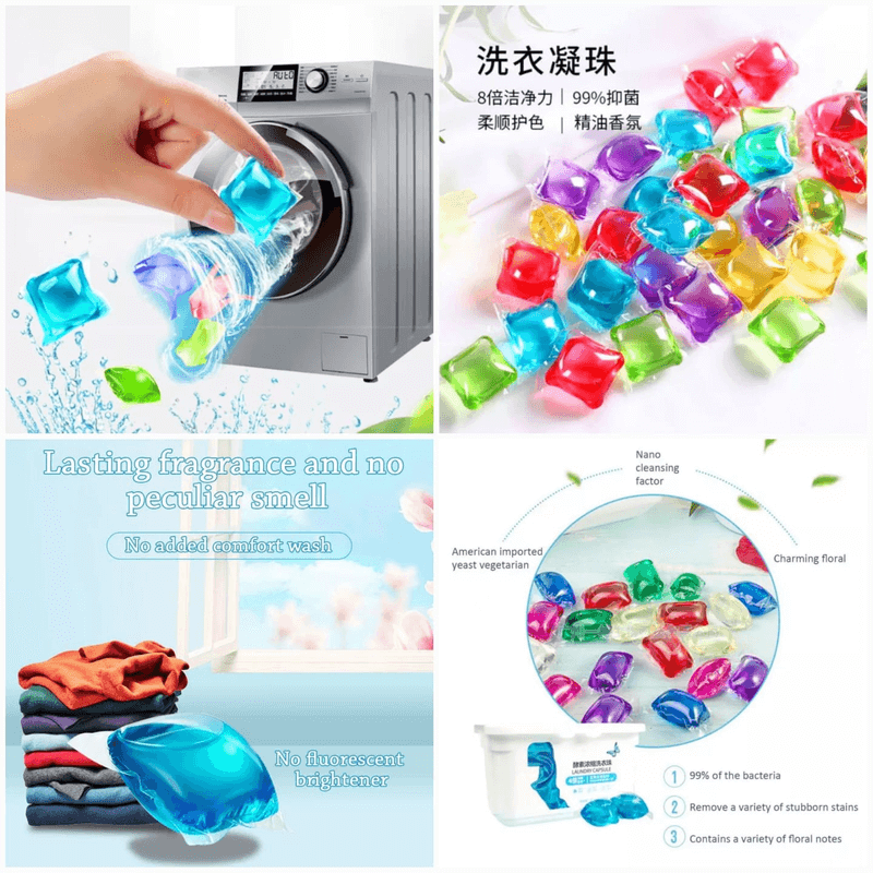 Laundry fragrance gel beads - pack of 10