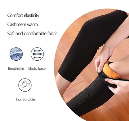 2pcs cashmere knee pads winter warm men women