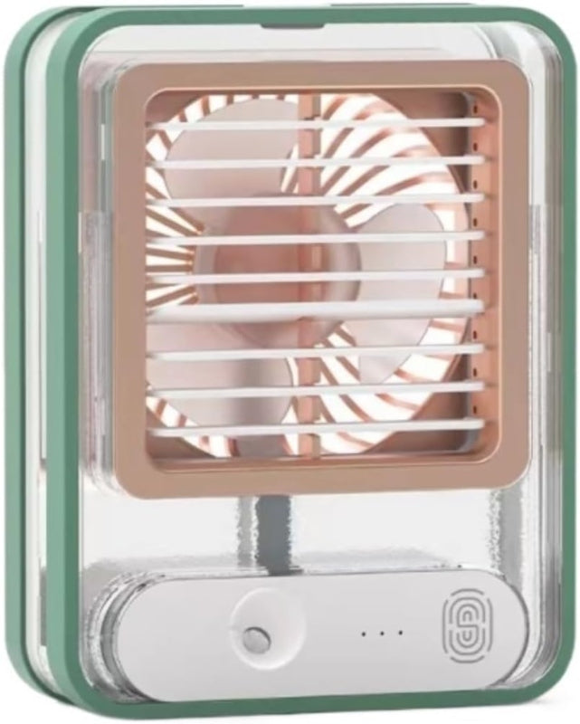 Portable electric rechargeable cooling fan