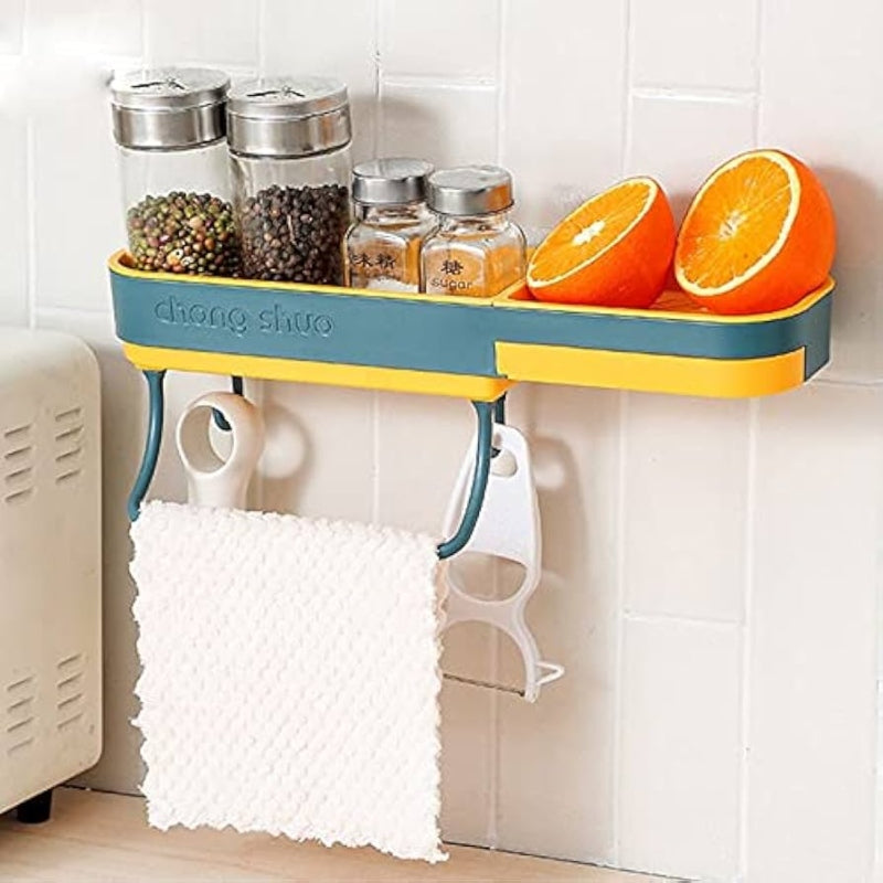 Room kitchen bathroom organizer storage rack wall holder