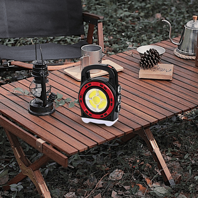 Hb-6678c 20w ergonomic multi-functional portable solar lamp