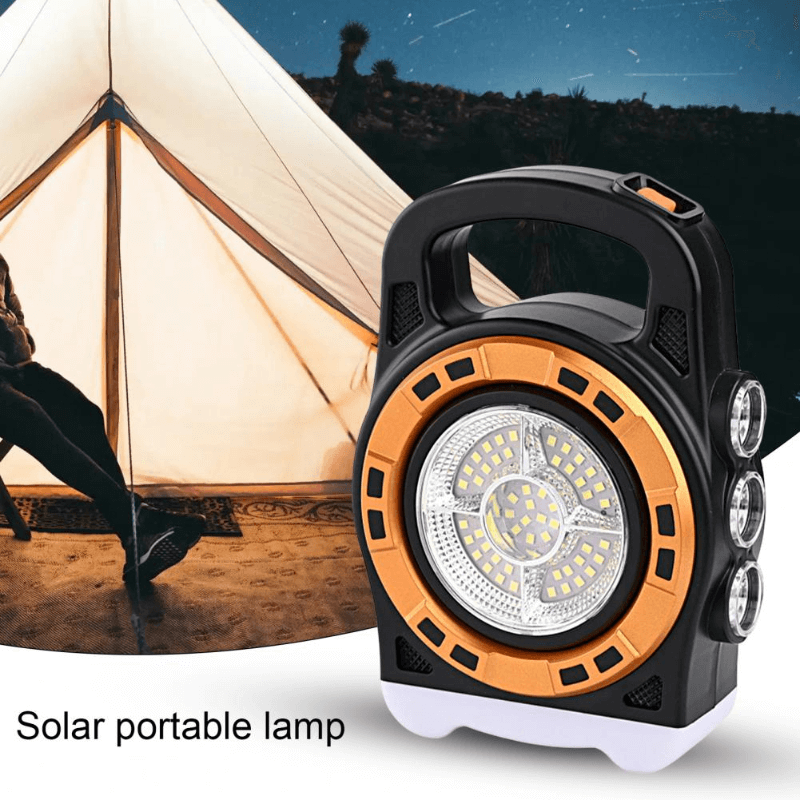 Hb-6678c 20w ergonomic multi-functional portable solar lamp