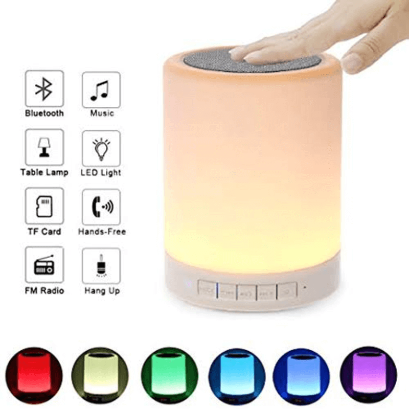 Bluetooth speaker bedside lamp