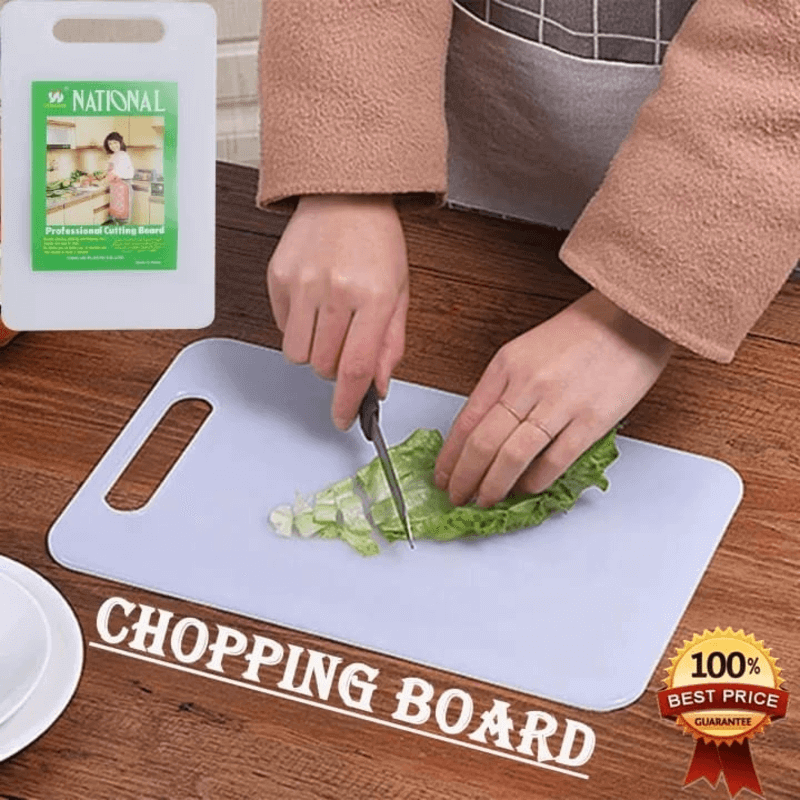 Plastic chopping board non-slip