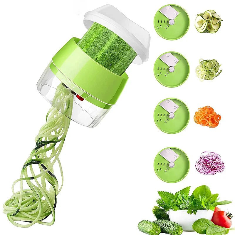 4in1 vegetable spiral cutter