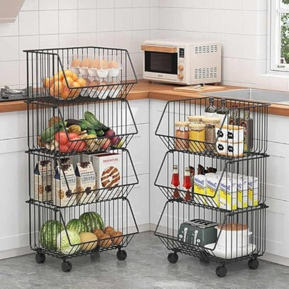 3 best quality basket vegetable and fruit rack