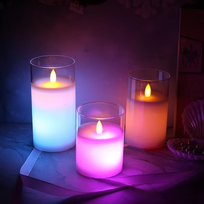 Magic colour changing wax candles 