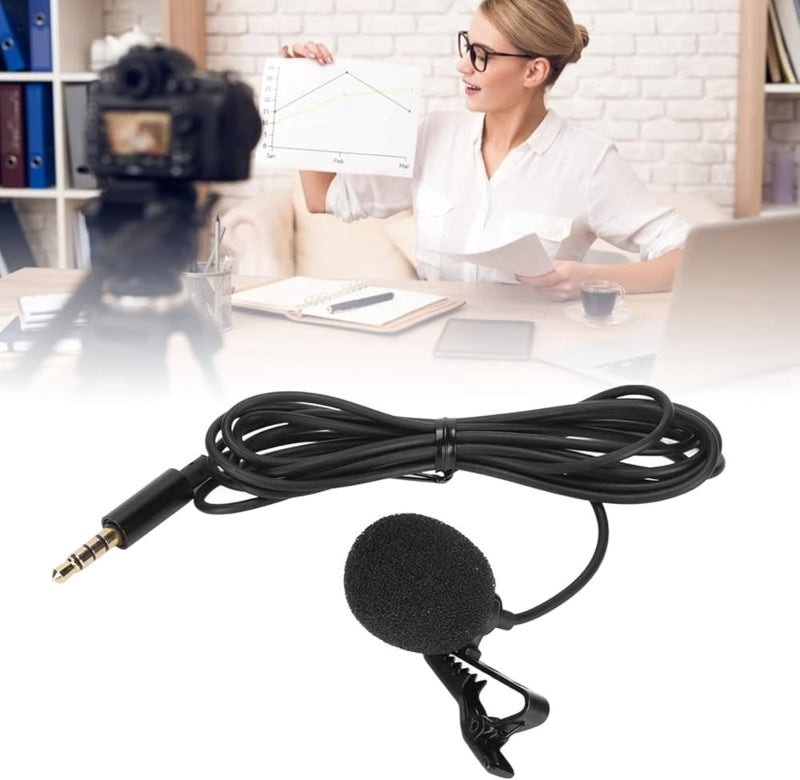 Nobbigi nb-010 we-media clip on mic lav 3.5mm aux jack