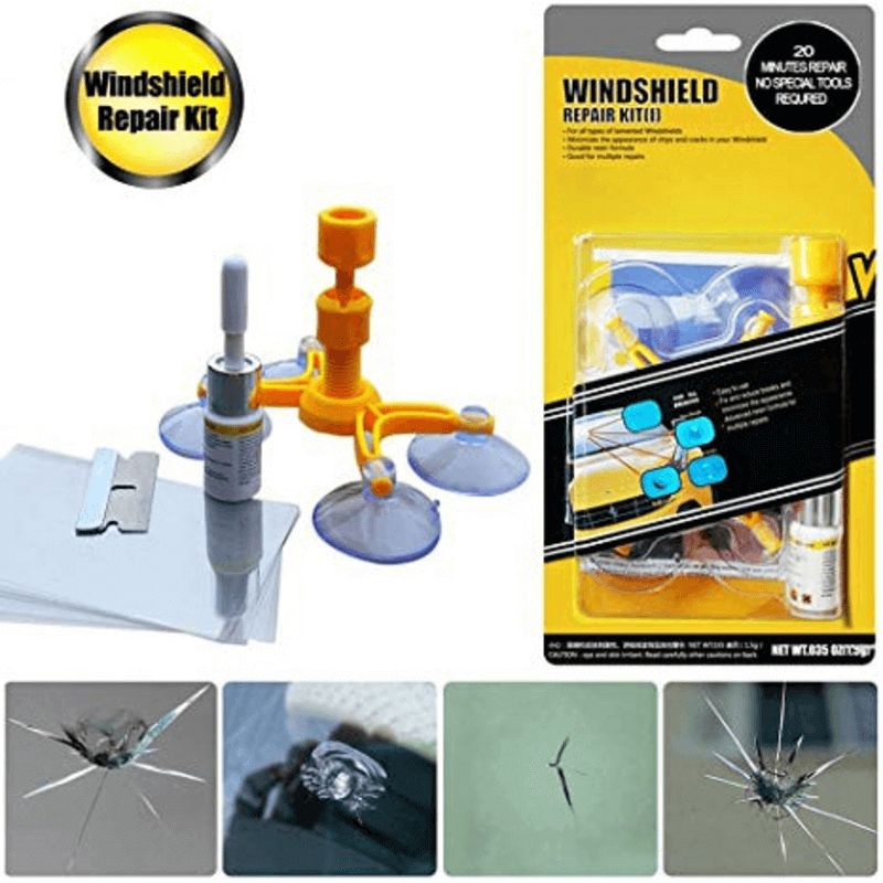 Windshield repair kit