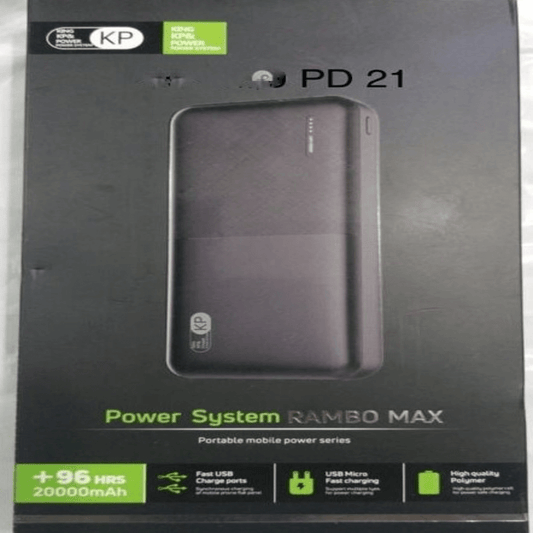 Kp power bank rambo max pd 21 20000mah