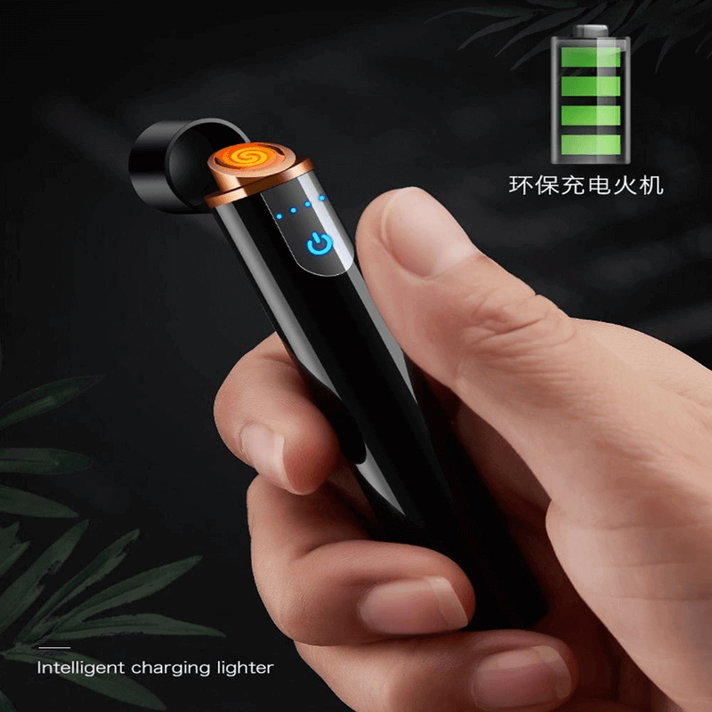 Mini usb rechargeable lighter sensor touch screen