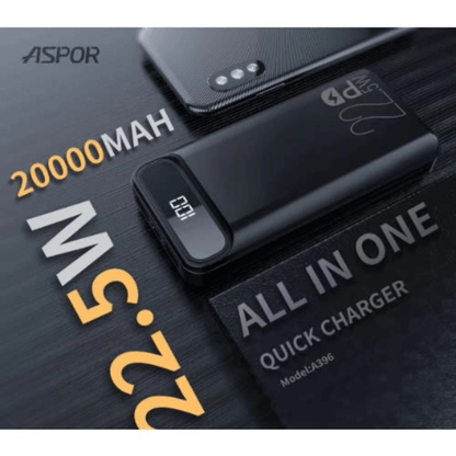 Aspor a396 20000mah power bank