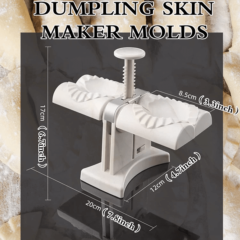 Double head automatic dumpling maker mold