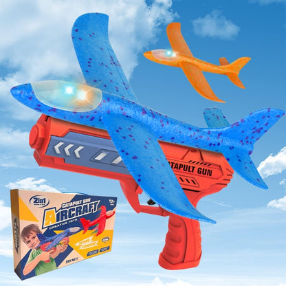 Catapult airplane gun toys 2 in 1