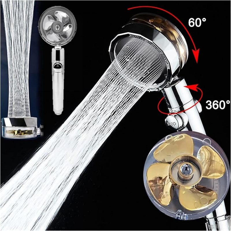 Shower head water saving