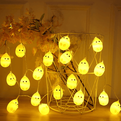 Cute fairy led light string egg 10 led