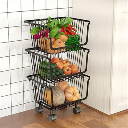 3 best quality basket vegetable and fruit rack