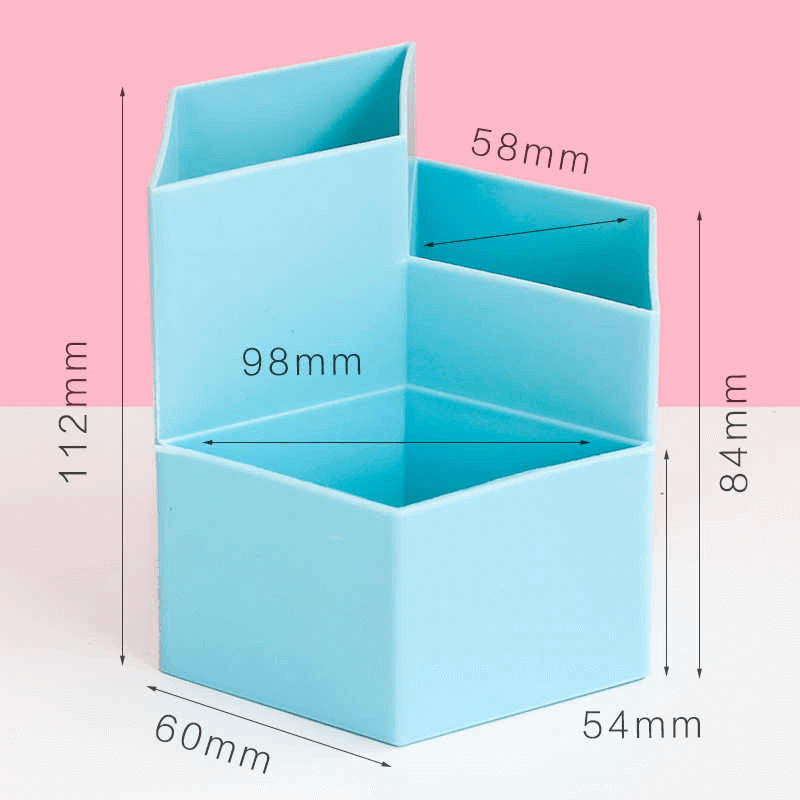 Colorful kawaii large capacity desk pencil pen holder