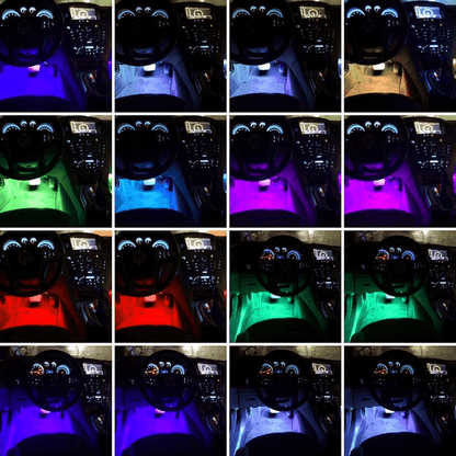 Multicolor music car strip light