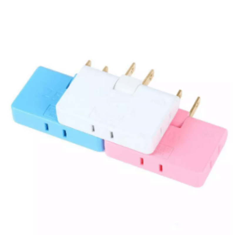 Rotatable slim wireless outlet adapter